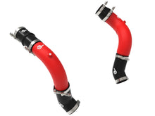 画像をギャラリービューアに読み込む, aFe BladeRunner 3in &amp; 3-1/2in AL Hot and Cold Charge Pipe Kit Red RAM Diesel Trucks 25-26 L6-6.7L