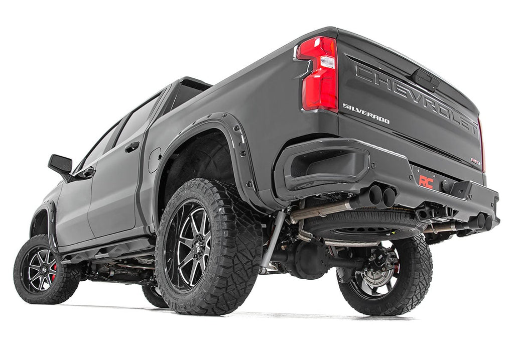 Performance Exhuast | Stainless | Crew/Dbl | RR Exit | Chevy/GMC Sierra/Silverado 1500 (19-26) 