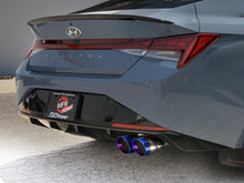 画像をギャラリービューアに読み込む, aFe Takeda Axle-Back Exhaust System Hyundai Elantra N Line 21-25 L4-1.6L- Blue Flame Tip
