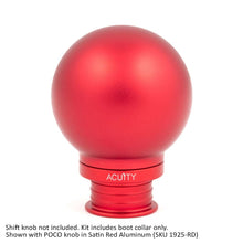 画像をギャラリービューアに読み込む, Satin Red Aluminum Shift Boot Collar for POCO Shift Knobs