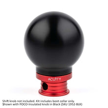 画像をギャラリービューアに読み込む, Satin Red Aluminum Shift Boot Collar for POCO Shift Knobs