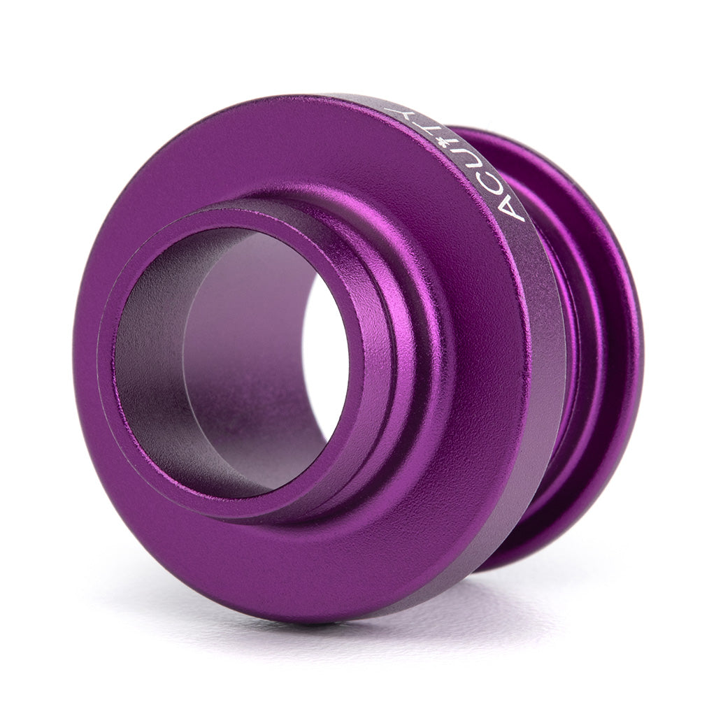 POCO Low-Profile Shift Knob in Satin Purple Anodized Finish