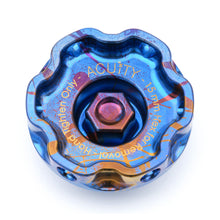 画像をギャラリービューアに読み込む, Podium-Ti Oil Cap in Splatter Titanium Finish for Hondas/Acuras