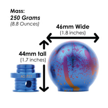 画像をギャラリービューアに読み込む, POCO-Ti Low Profile Shift Knob in Splatter Titanium Finish (M10x1.5)