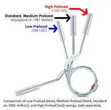 画像をギャラリービューアに読み込む, High Preload Centering Spring for 1981-LHD and 1981-RHD Shifters
