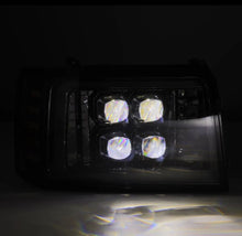 画像をギャラリービューアに読み込む, AlphaRex 92-96 Ford F-Series/Bronco NOVA-Series LED Proj Headlight Alpha-Bk w/Actv Light SS &amp; SBDRL
