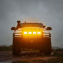 画像をギャラリービューアに読み込む, KC HiLiTES SlimLite 8in. LED Light Shield (Shield Only) - Amber