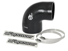 画像をギャラリービューアに読み込む, aFe Magnum FORCE Intake Coupling Kit (4 IN ID to 3-3/8 IN ID x 90 Deg.) Elbow Coupler - Black