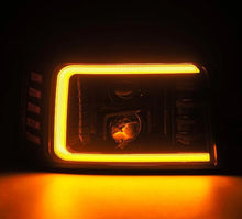画像をギャラリービューアに読み込む, AlphaRex 92-96 Ford F-Series/Bronco PRO-Series Proj Headlights Alpha-Blk w/Seq. Sig &amp; DRL