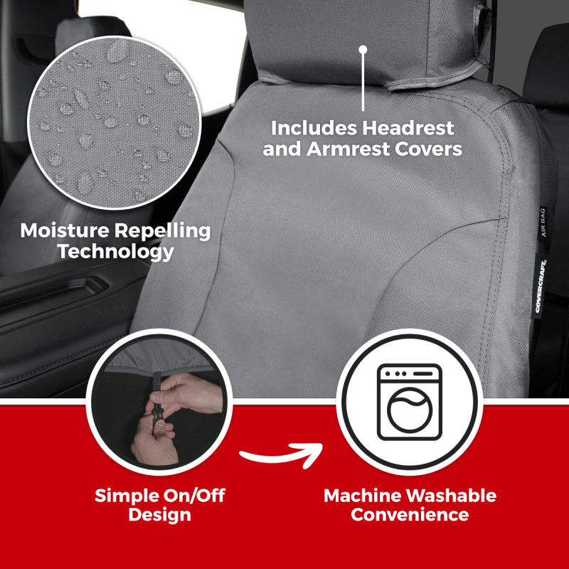 Covercraft 26 Toyota Rav4 Endura Waterproof SeatSaver Custom Front Row Seat Covers