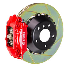 画像をギャラリービューアに読み込む, Brembo 97-04 986 Boxster Rear GT BBK 4 Piston Cast 345x28 2pc Rotor Slotted Type-1-Red