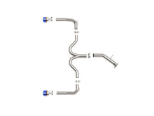画像をギャラリービューアに読み込む, aFe Takeda 20-21 Kia Forte GT 1.6L (t) 3in to 2.5in SS Axle-Back Exhaust System w/ Blue Flame Tips