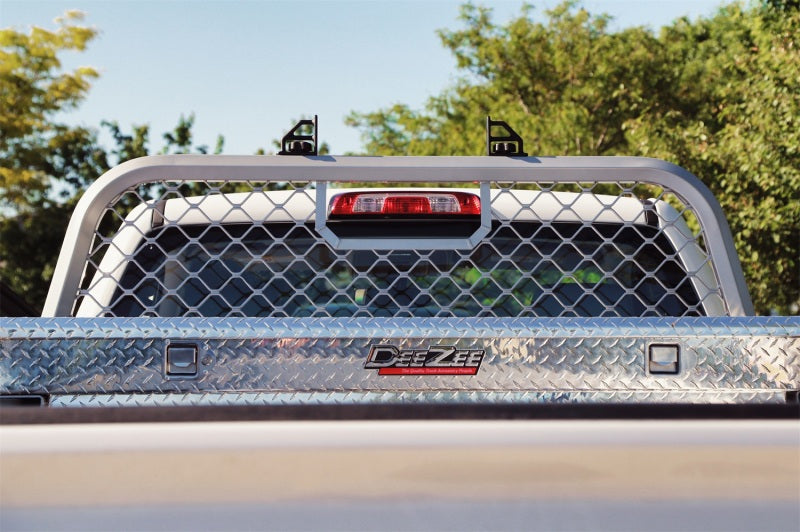 Dee Zee 99-16 Ford SuperDuty Cargo Management Cab Rack - Aluminum Mesh