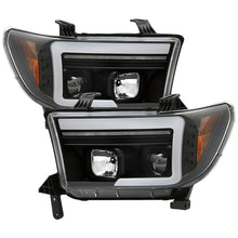 画像をギャラリービューアに読み込む, Spyder 07-09 Toyota Tundra Projector Headlights - Black (PRO-YD-TTU07V3PL-SEQ-BK)