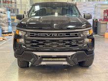 画像をギャラリービューアに読み込む, Go Rhino 22-26 GM Silverado/Sierra 1500 Element Front Bumper w/ Fixed Lightbar Mount - Tex. Blk