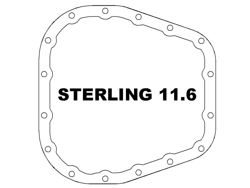 aFe POWER Street Series Rear Diff Cover Raw w/ Machined Fins Ford F-250/350 23-26 (Sterling 11.6)