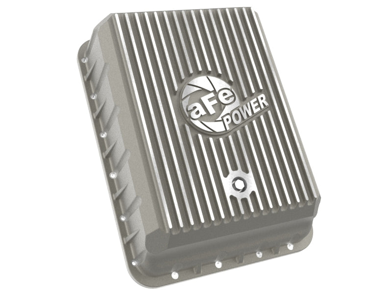 aFe POWER Street Series Transmission Pan Raw w/ Machined Fins RAM 3500 13-24 (AS69RC Transmission)