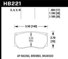 画像をギャラリービューアに読み込む, Hawk AP Racing/Wilwood ER-1 Motorsport Brake Pads