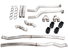 画像をギャラリービューアに読み込む, AWE Tuning BMW G90/G99 M5 Track Edition Cat-Back Exhaust - Diamond Black Tips