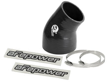 画像をギャラリービューアに読み込む, aFe Magnum FORCE Intake Coupling Kit (3 IN ID to 2-1/4 IN ID x 35 Deg.) Elbow Coupler - Black