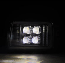 画像をギャラリービューアに読み込む, AlphaRex 92-96 Ford F-Series/Bronco NOVA-Series LED Proj Headlight Bk w/Actv Light SeqSig &amp; SBDRL