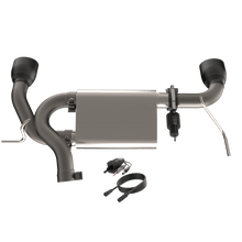 画像をギャラリービューアに読み込む, 2007 - 2018 Jeep Wrangler JK QTP Screamer Axle Back Black Tips - R70オートパーツ【公式】