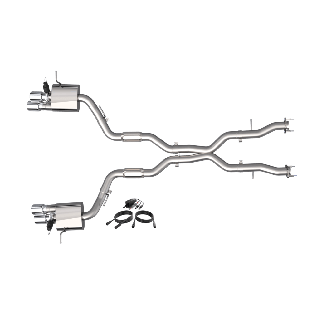 2018 - 2022 Jeep Grand Cherokee Trackhawk QTP Screamer Cat Back - R70オートパーツ【公式】