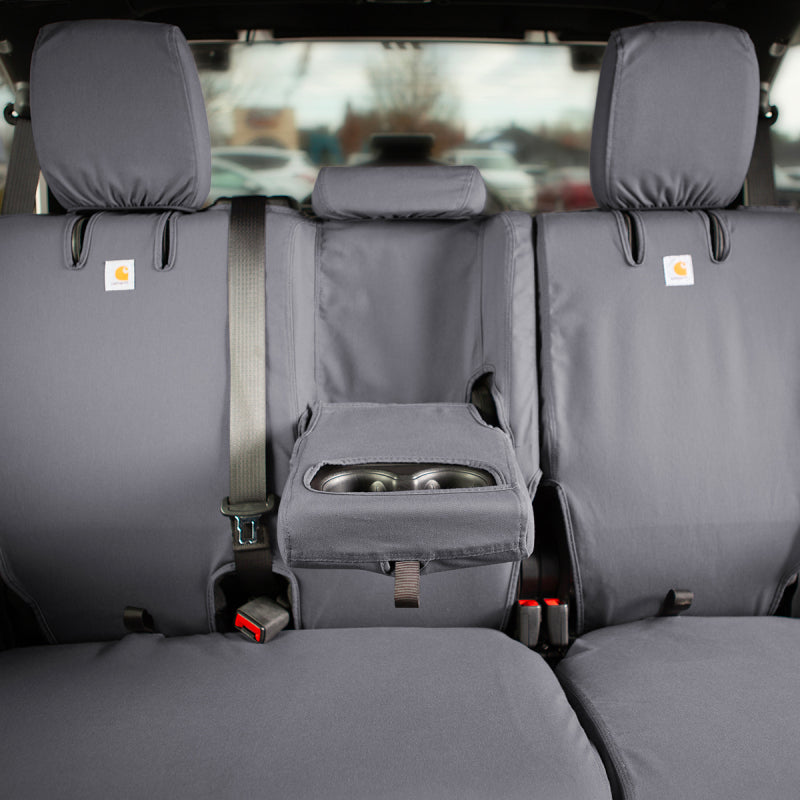 Covercraft 22-26 GMC Sierra 1500 Carhartt SeatSaver Custom Seat Cover - Gravel