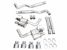 画像をギャラリービューアに読み込む, AWE 2024 Ford Mustang Dark Horse S650 RWD SwitchPath Cat-Back Exhaust w/ Quad Chrome Silver Tips