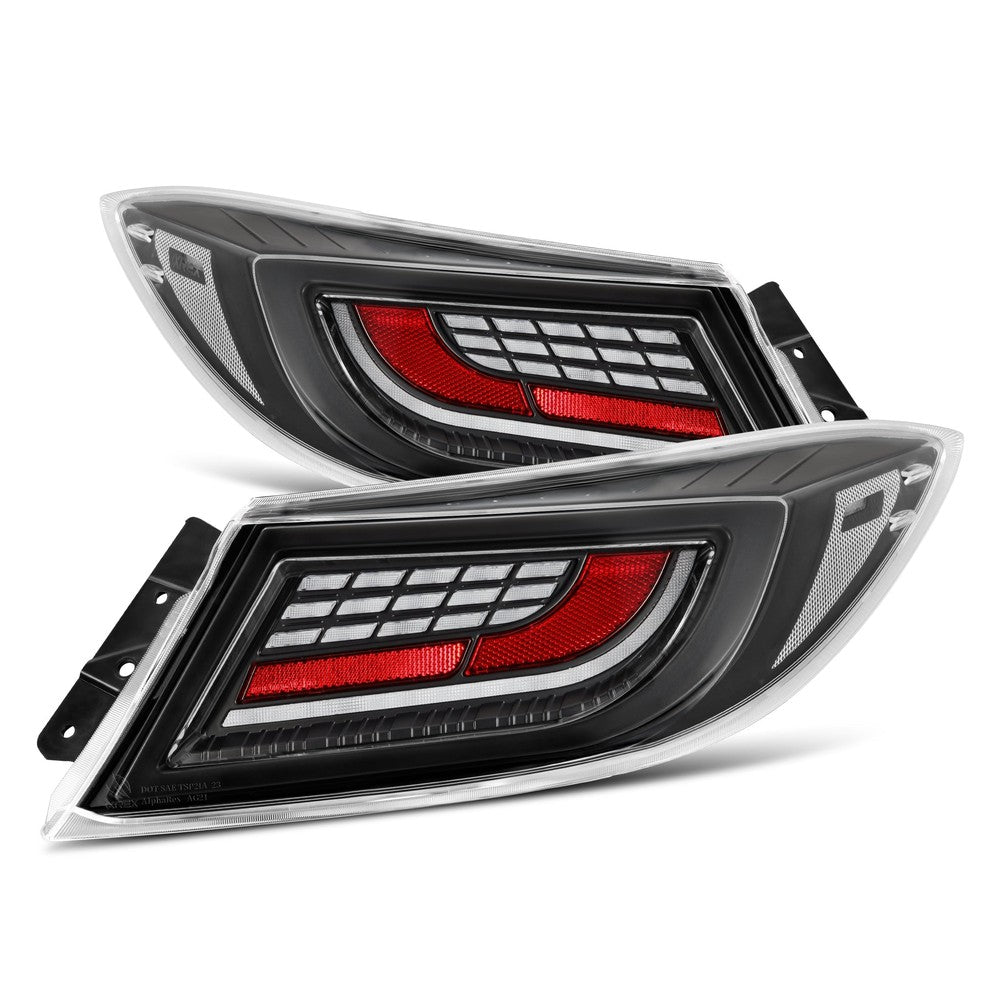 AlphaRex 22-24 Toyota GR86 LUXX LED Taillights Alpha-Black
