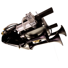 画像をギャラリービューアに読み込む, Kleinn Spare Tire Kit w/ Black Triple Horns/ 150 PSI Waterproof Air Compressor / 3.0 gal Air Tank