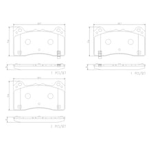 画像をギャラリービューアに読み込む, Brembo OE 16-18 Ford Focus PRIME Ceramic Brake Pad - Front