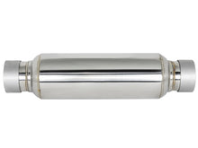 画像をギャラリービューアに読み込む, aFe MACH Force-Xp Resonator 2-1/2 IN Inlet/Outlet x 4 IN Dia. x 12 IN Body x 15 IN Overall Length