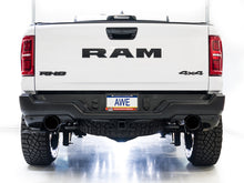 画像をギャラリービューアに読み込む, AWE Tuning 2025+ RAM 1500 RHO 3.0 I6 TT 0FG Dual Rear Exit Cat-Back Exhaust - Diamond Black Tips