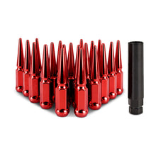 画像をギャラリービューアに読み込む, Mishimoto Steel Spiked Lug Nuts M12x1.5 20pc Set - Red