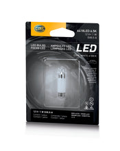 画像をギャラリービューアに読み込む, Hella LED 6418 12V 1W SV8.5-8 6.5K 36 SING Bulb