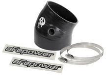 画像をギャラリービューアに読み込む, aFe Magnum FORCE Intake Coupling Kit (4-3/8 IN ID to 3-3/4 IN ID x 30 Deg.) Elbow Coupler - Black