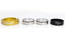 画像をギャラリービューアに読み込む, GReddy 3.0 Inch Gold Anodized Aluminum Boost Tube Clamp Set