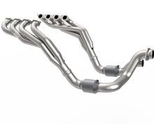 画像をギャラリービューアに読み込む, Kooks 20-22 Ford F250 7.3L V8 / Ford F350 7.3L V8 1-7/8in x 3in SS Headers w/ Green Catted Conn