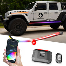 画像をギャラリービューアに読み込む, XK Glow Addressable Accent Light Strip Kit For Jeep - Case of 20