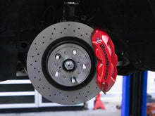 画像をギャラリービューアに読み込む, GrimmSpeed 02-21 Subaru WRX/STI 4-Piston Brake Caliper Kit - Red (For 340mm Rotor)