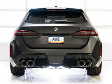 画像をギャラリービューアに読み込む, AWE Tuning BMW G90/G99 M5 Track Edition Cat-Back Exhaust - Chrome Silver Tips