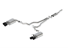 画像をギャラリービューアに読み込む, Ford Racing 2024 Mustang 2.3L Touring Non-Active Cat-Back Exhaust w/GT Valance - Black Tip