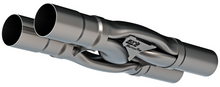 画像をギャラリービューアに読み込む, Borla SwitchFire X-pipe 2.5I.D.  INLETS 2.5in. O.D. OUTLETS Un-Notched
