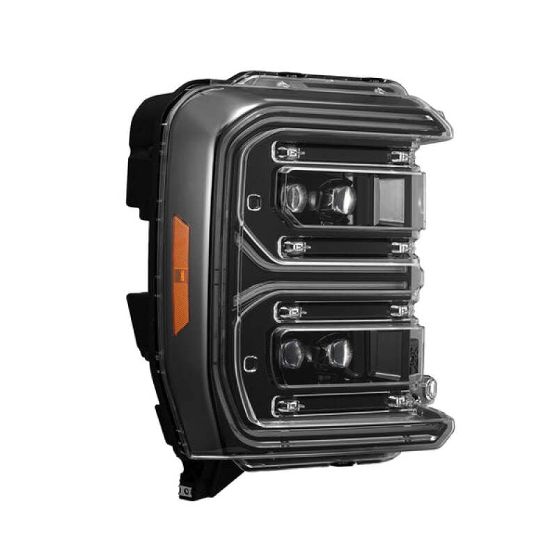 AlphaRex 23-26 Ford F-250 SD NOVA LED Proj Headlights Alpha Blk w/Activ Light/Seq Signal/Switchback