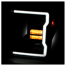画像をギャラリービューアに読み込む, Spyder Signature 20-22 Ford F250/F350 (Halogen) Proj. Headlights - Black (PRO-YD-FS20HALSI-SEQ-BK)