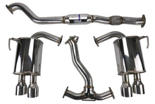 画像をギャラリービューアに読み込む, Invidia 15+ Subaru STI 4Dr Q300 Single Layer Stainless Steel Quad Tip Cat-Back Exhaust