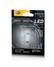 画像をギャラリービューアに読み込む, Hella LED 6418 12V 1W SV8.5-8 6.5K 36 SING Bulb