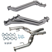 画像をギャラリービューアに読み込む, BBK 05-10 Ford Mustang GT 1 5/8 Long Tube Headers w/High Flow Catted X-Pipe (Ti Ceramic)