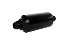 画像をギャラリービューアに読み込む, Aeromotive In-Line Filter - (AN -10 Male) 40 Micron Stainless Mesh Element Bright Dip Black Finish